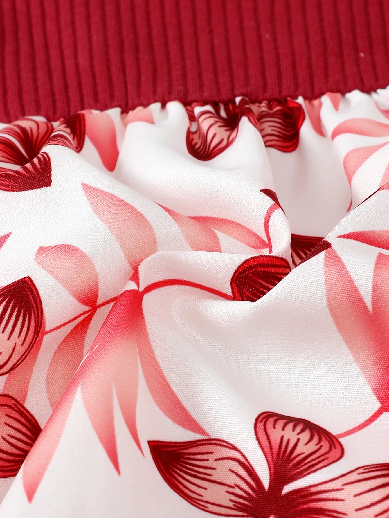 0-2 Year Old Newborn Girl Baby Flying Sleeves Printed Pit Stripe Fabric Dress Leedoar