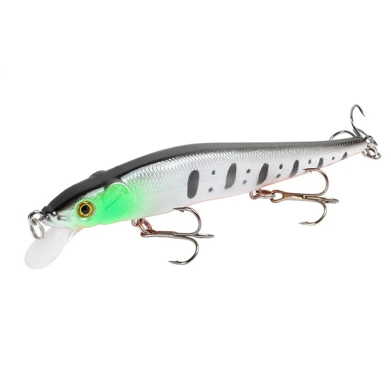1/10 Pcs Fishing Lure 11.5cm/14g Minnow Crankbait Wobblers 3D Eyes Perch Artificial Bait Pike Carp Bait Swim Bait Fishing Pesca Leedoar