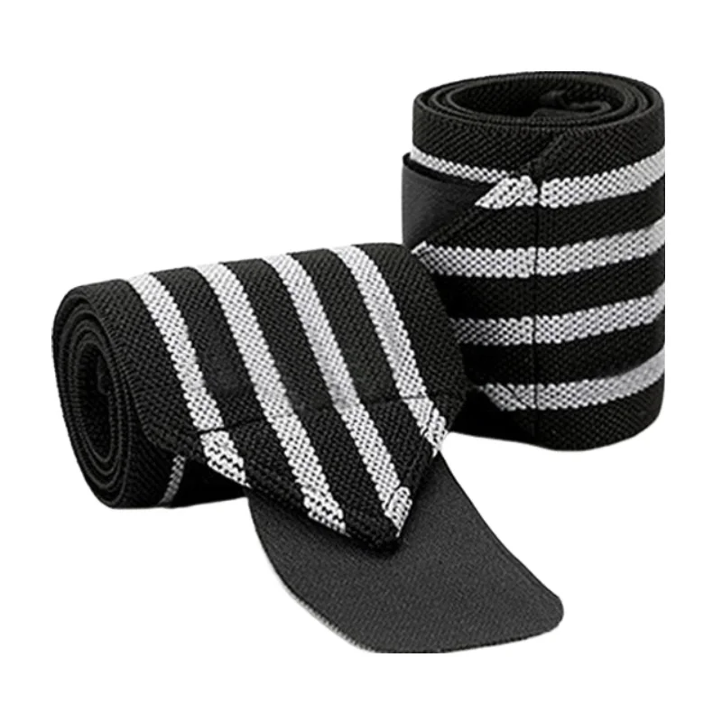 1 Pair Adjustable Wristband Wrist Support Sports Brace Straps Extra Strength Weight Lifting Wraps Bandage Fitness Gym Training Leedoar
