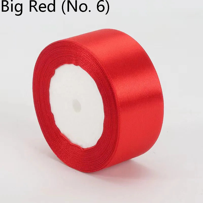 1 Roll Of Colorful Decorative Ribbon Wedding Cake Birthday Gift Holiday Wrap Mother's Day Christmas Thanksgiving 4cm Wide Leedoar