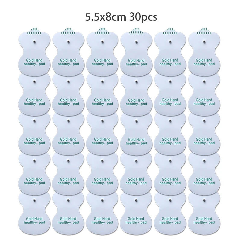 10/30/50pcs Electrode Pads for Tens Acupuncture Gel for For Digital Therapy Machine Massager Sticker Leedoar
