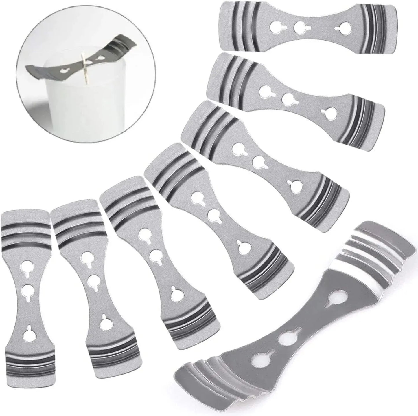 100Pcs Candle Wicks 9/15/20cm Smokeless Wax Pure Cotton Core For DIY Candle Making Pre-Waxed Wicks Handmade Candle Making Tools Leedoar