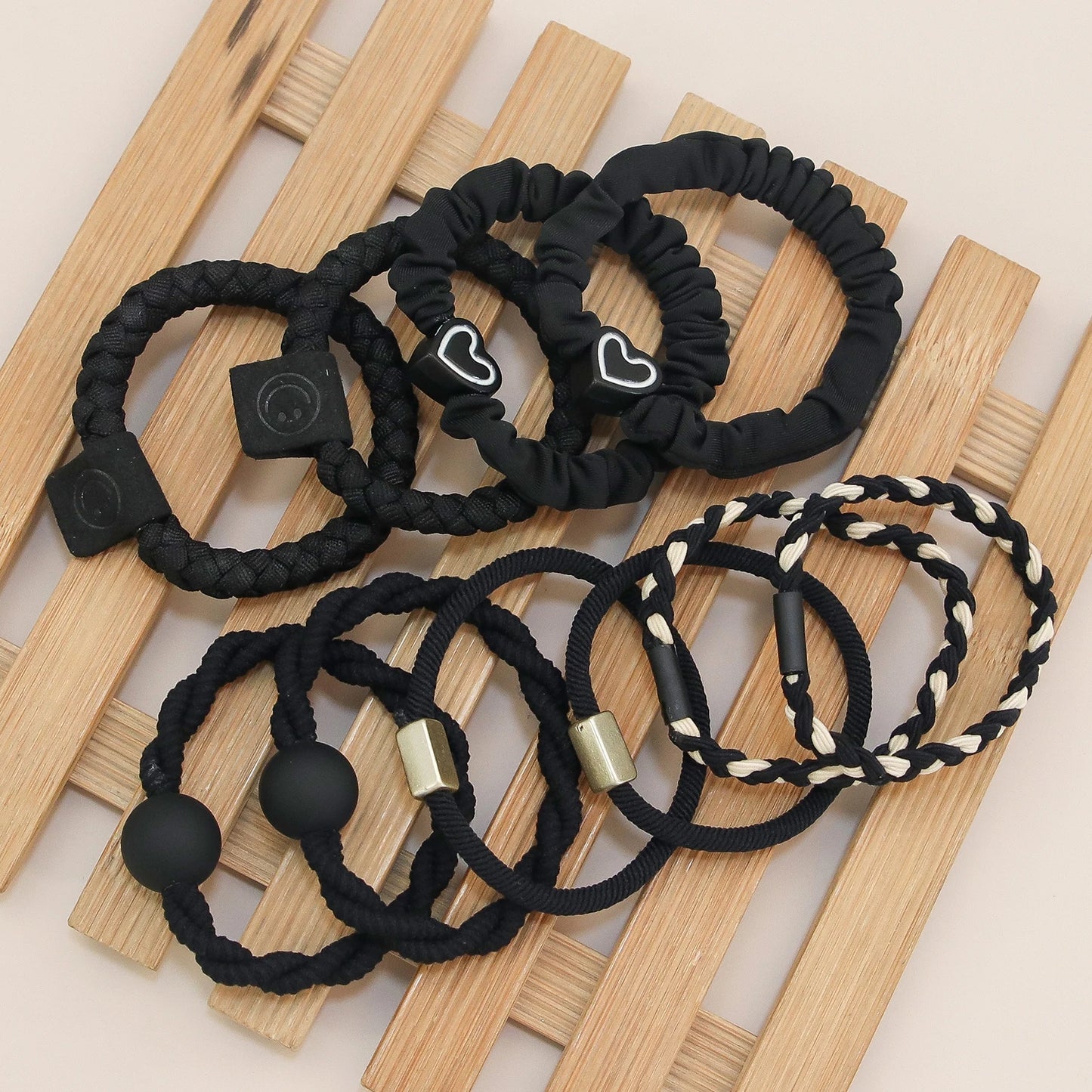 10Pcs/Set New Cute Bowknot Headbands Girls Elastic Hair Bands Hair Accessories for Women Cartoon Bows Headwear Ornaments Leedoar