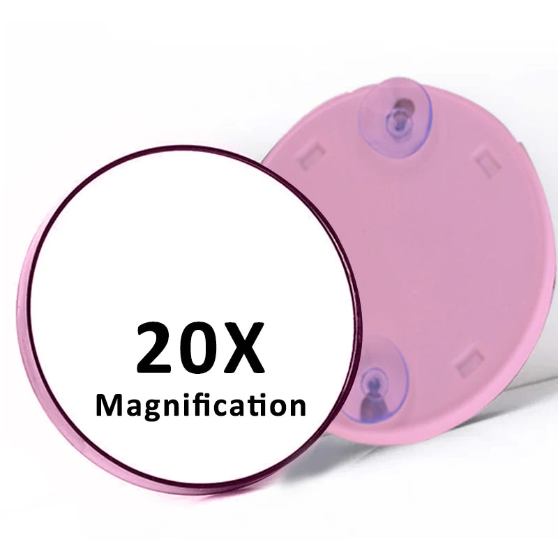 10x20x30x Times Magnification Mirror With Suction Cup Blackhead Magnifying Remove Acne Pore Skin Tool For Bathroom Makeup Mirror Leedoar