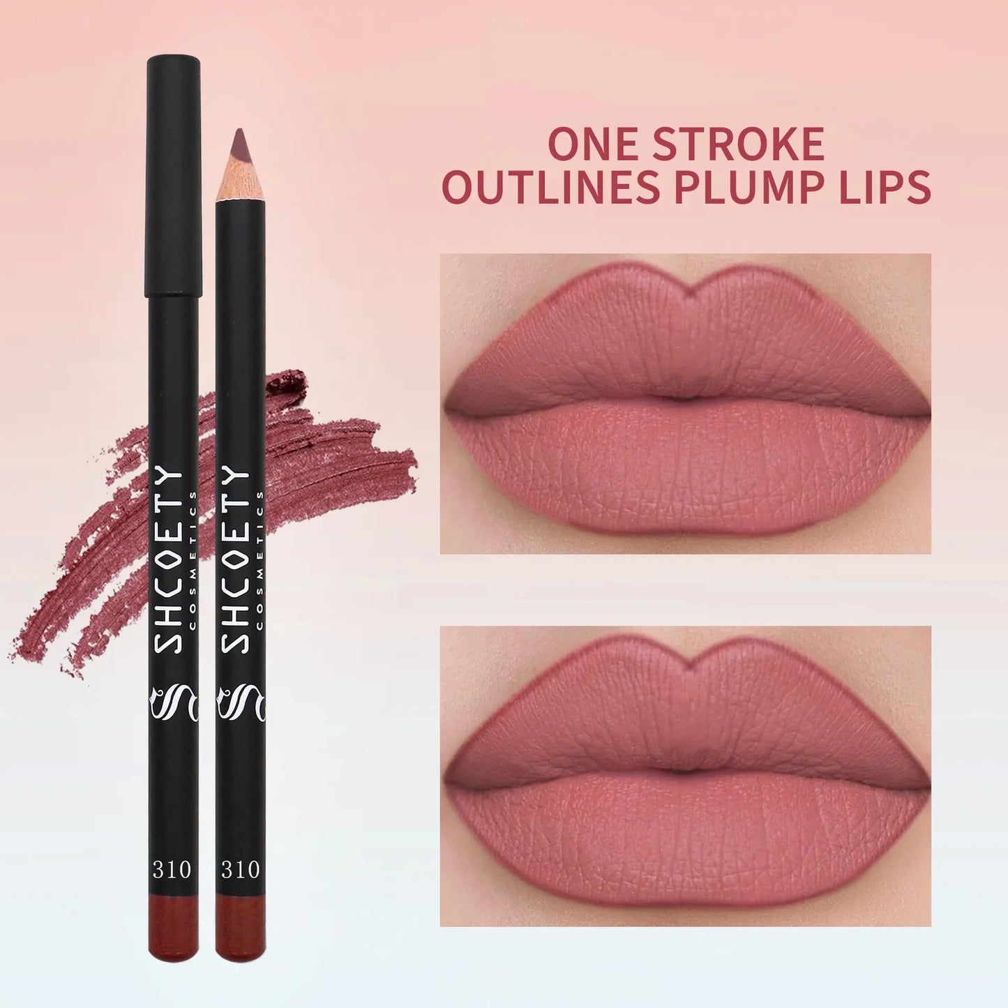 12pcs Matte Lip Liner Set Long-lasting Color Waterproof Lip Liner Sexy Full Lips Lip Retouching Cosmetic Makeup Tools Leedoar