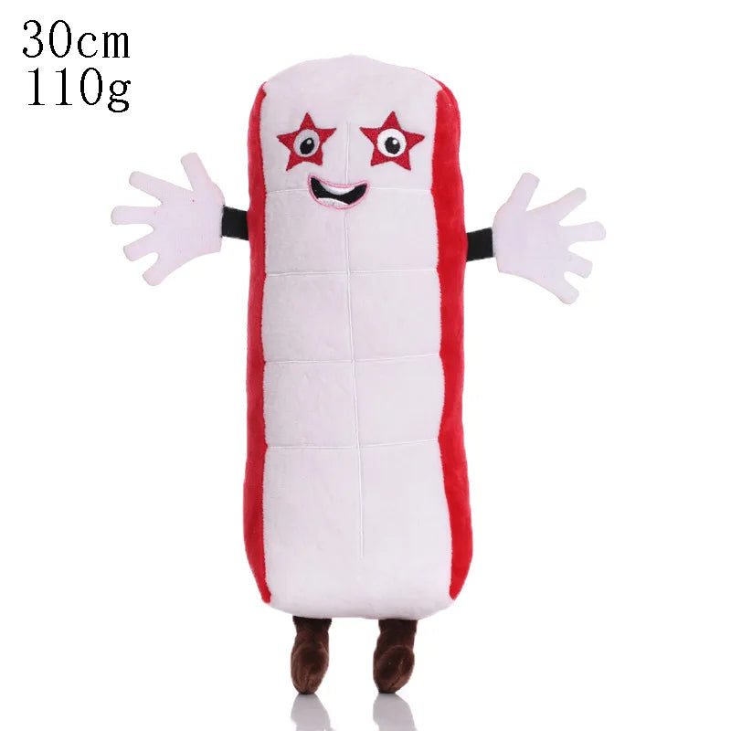 14-18cm Cartoon Number Plush Doll Toys Educational Stuffed Movie Anime Kids Early Childhood Birthday Christmas Gift Leedoar