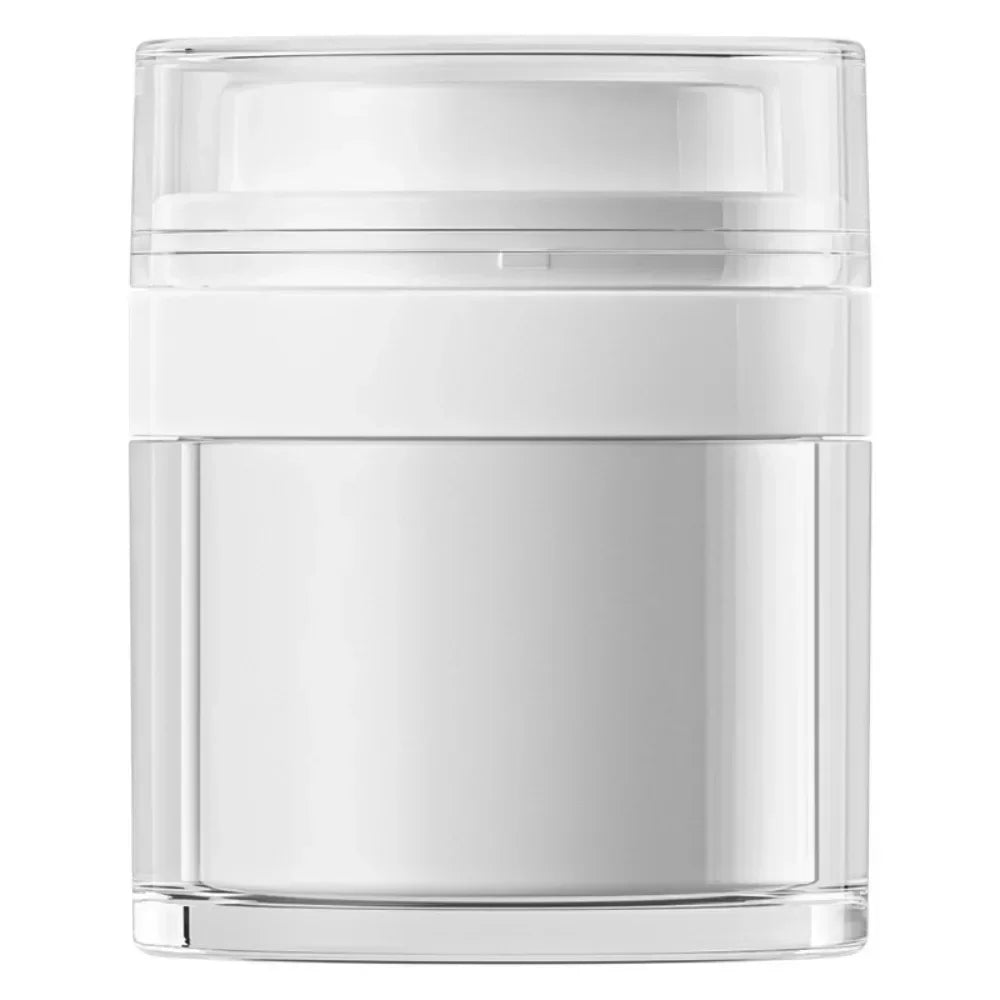 15/30/50ml Air Pump Moisturizer Jar Container Empty Cream Subpackage Vacuum Bottle for Skincare Makeup Lotion Dispenser Travel Leedoar