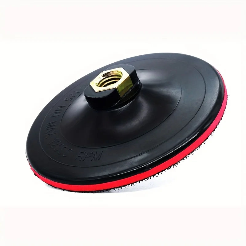 1PCS 5 Inch Foam Plastic Backing Pad M14 5/8-11 Sanding Disc Backer For Angle Grinder Buffing Pads Polishing Wheel Adhesive Leedoar