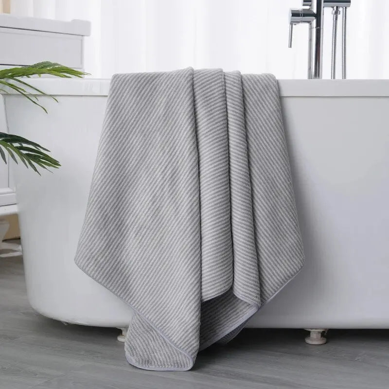 1PCS Thickened Bath Towels for The Body Microfiber Towel for Gym Sports Shower Robe for Spa Beath Home Leedoar