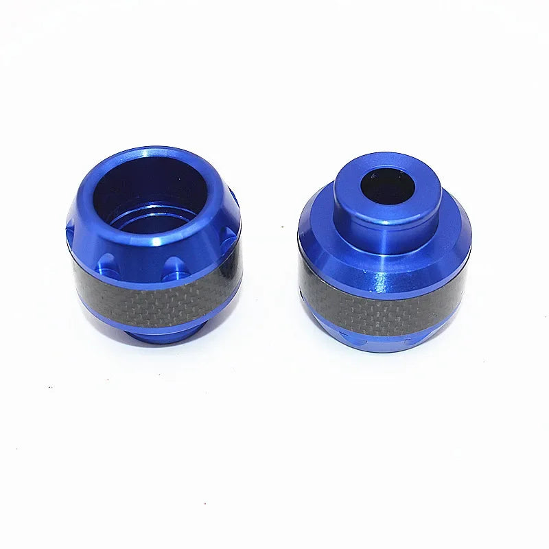 1Pair Motorcycle Crash Protector Aluminum Alloy Wheel Front Fork Frame Falling Protection Pads Sliders Moto Safty Accessories Leedoar