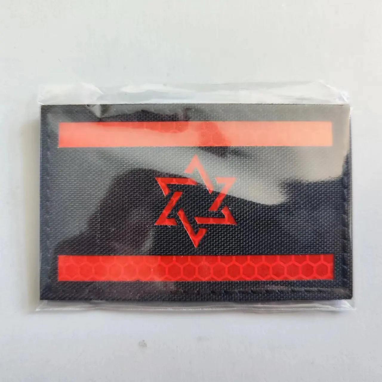 1pcs Embroidery Israel Flag Brassard Tactical Patch Cloth Punisher Armband Army Hook And Loop Emblem Morale Combat Badge Leedoar