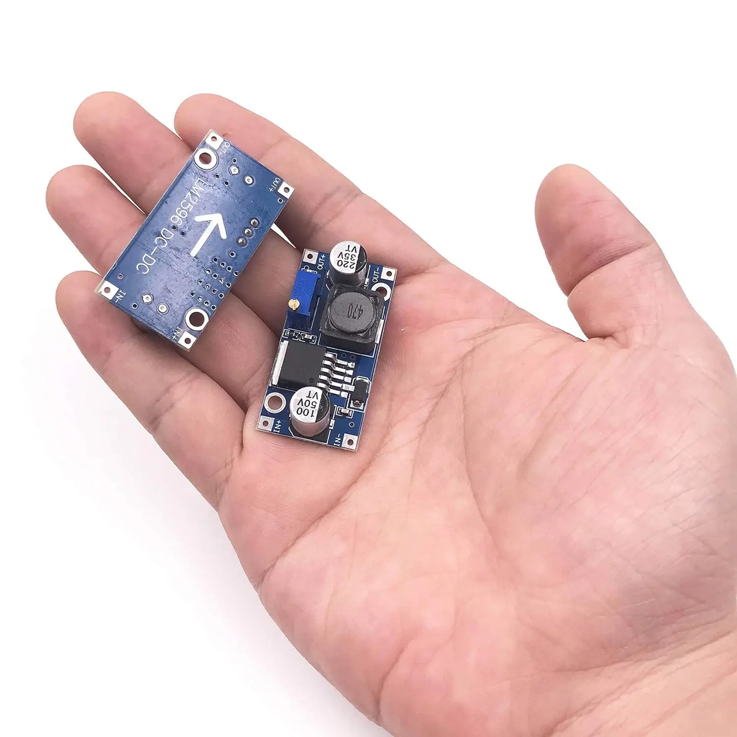 1pcs LM2596 Step Down Module DC to DC Adjustable Buck Converter Voltage Regulator Conversion Power Supply Module LM2596 Leedoar