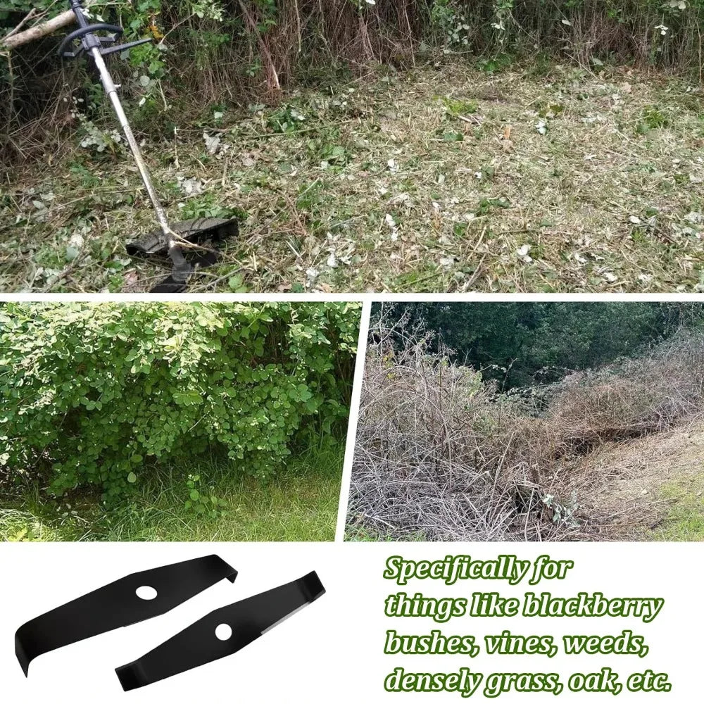 2 Tooth 2T Universal Thicken Trimmer Blade Knife for strimmer Brushcutter Replace Leedoar