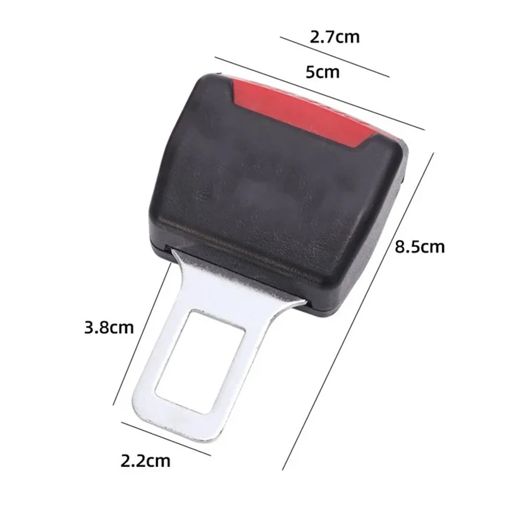 2-piece set of seat belt buckle accessories, car seat belt clip extender, seat belt buckle plug, thickened socket extender Leedoar