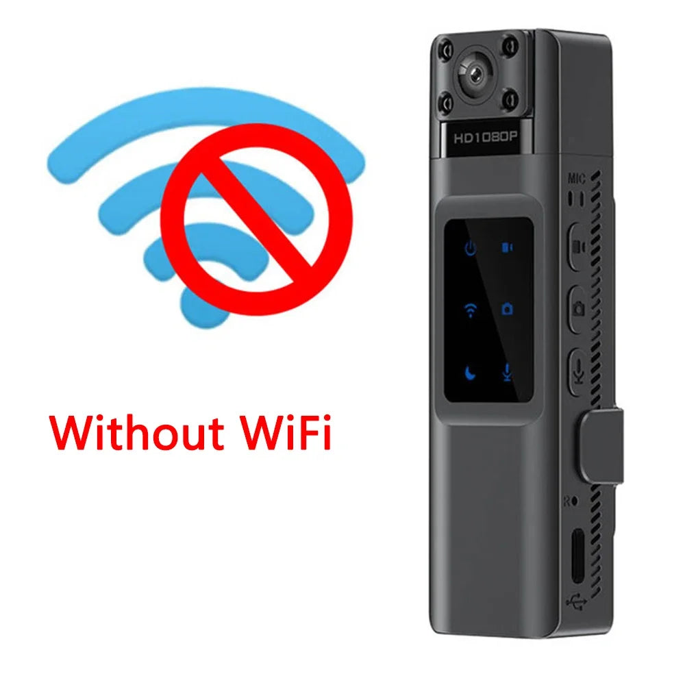 2024 NEW WIth Wifi Hotspot Mini Camera 1080P Portable Digital Video Recorder Body Camera Night Vision DVR Miniature Camcorder Leedoar