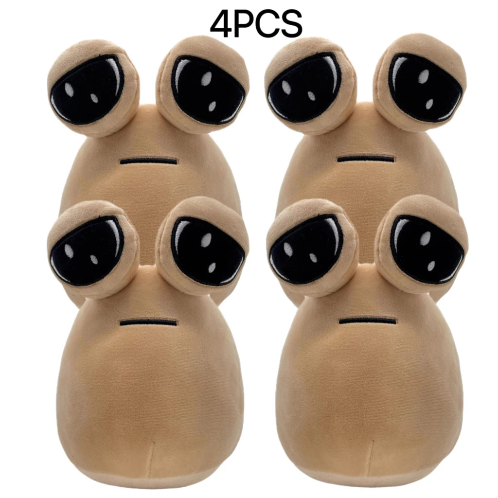 22cm Hot Game My Pet Alien Pou Plush Toy Furdiburb Emotion Alien Plushie Stuffed Animal Pou Doll Leedoar