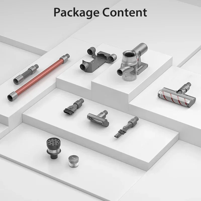 25kPa Dreame V11 Handheld Wireless Vacuum Cleaner OLED Display Portable Cordless All In One Dust Collector Floor Carpet Cleaner Leedoar