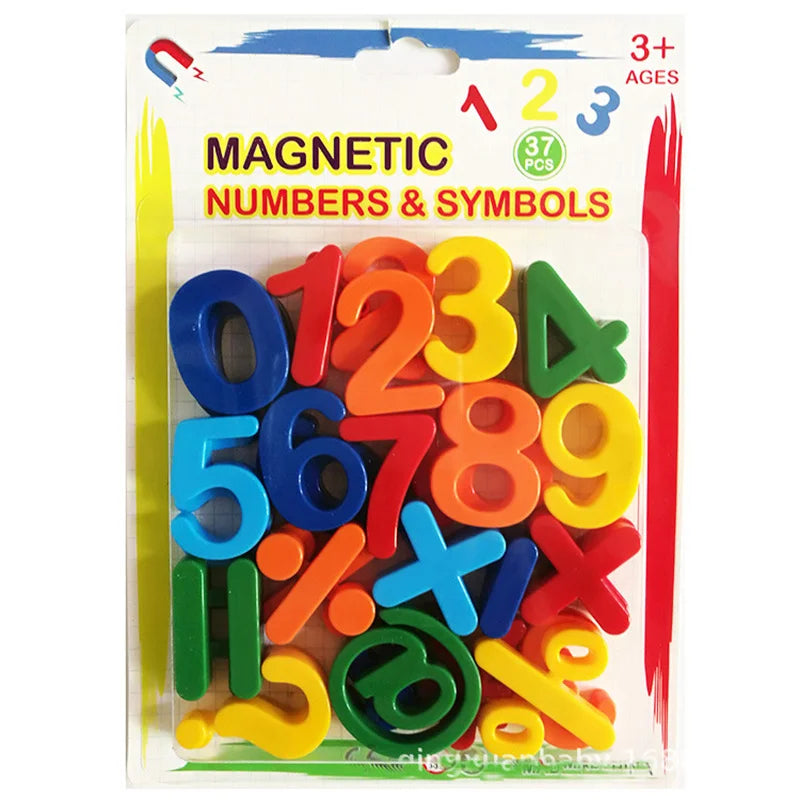 26pcs Magnetic Learning Alphabet Letters Plastic Refrigerator Stickers Toddlers Kids Learning Spelling Counting Educational Toys Leedoar