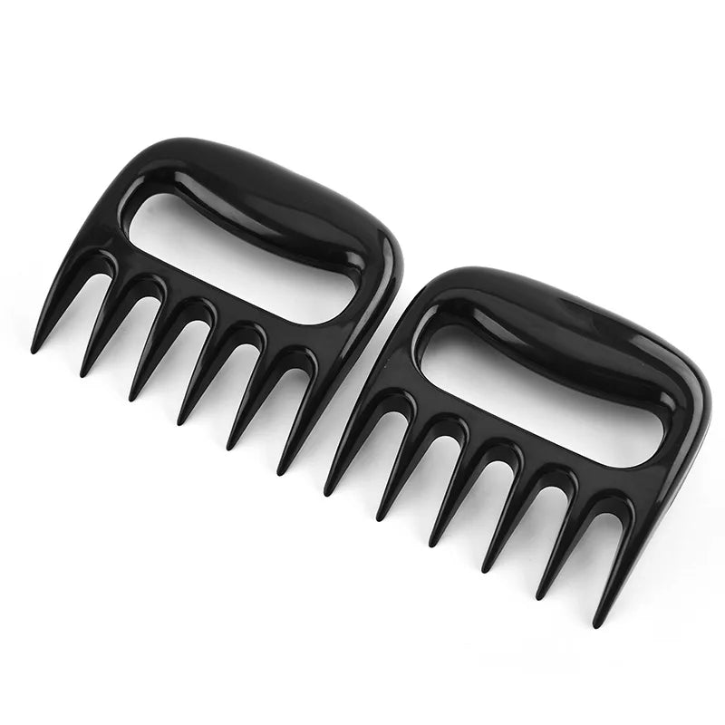 2PCS Bear Claw Meat Splitter BBQ Barbecue Meat Splitter Tool Heat Insulated and Anti scalding Bear Palm Kitchen Tool