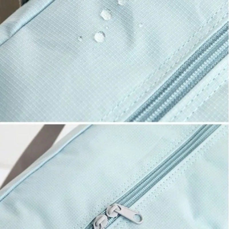 2pcs Pack Foldable Travel Bag For Airlines Hand Luggage Weekender Overnight Hospital Shopping Bag Fitness Travel Bag Women Men Leedoar