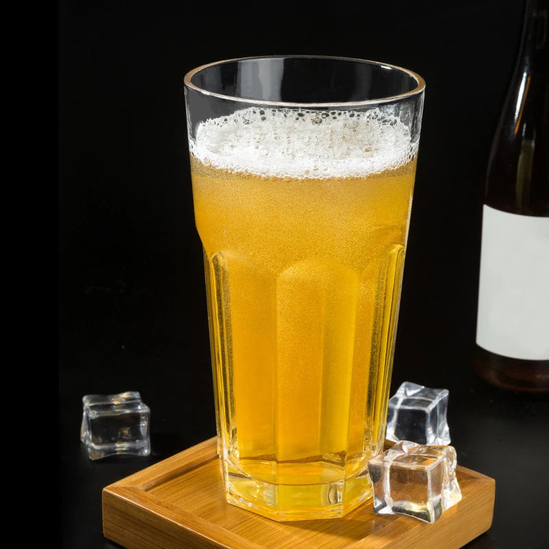 2pcs Set 23 oz 660ml Craft Beer Cup Large Capacity Party Extra Large Glass Transparent Drinkware Mojito Juice Cocktail Glasses