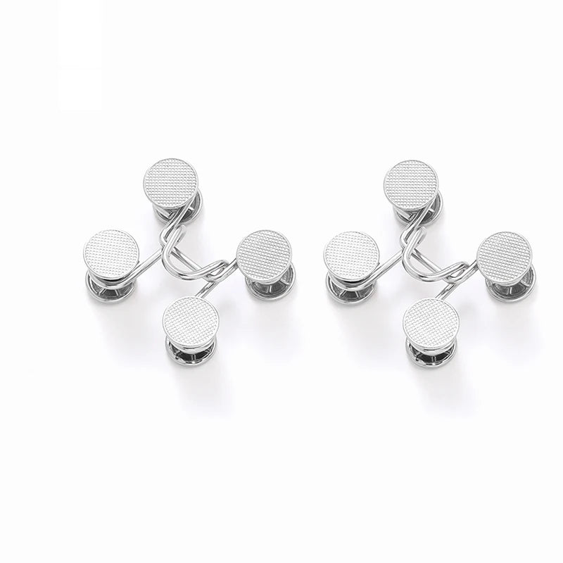 2pcs Skirt Pants Tighten Waist Brooches Jeans Adjustable Waist Clip Button Pearl Women's Brooch Set DIY Clothing Accessories Leedoar