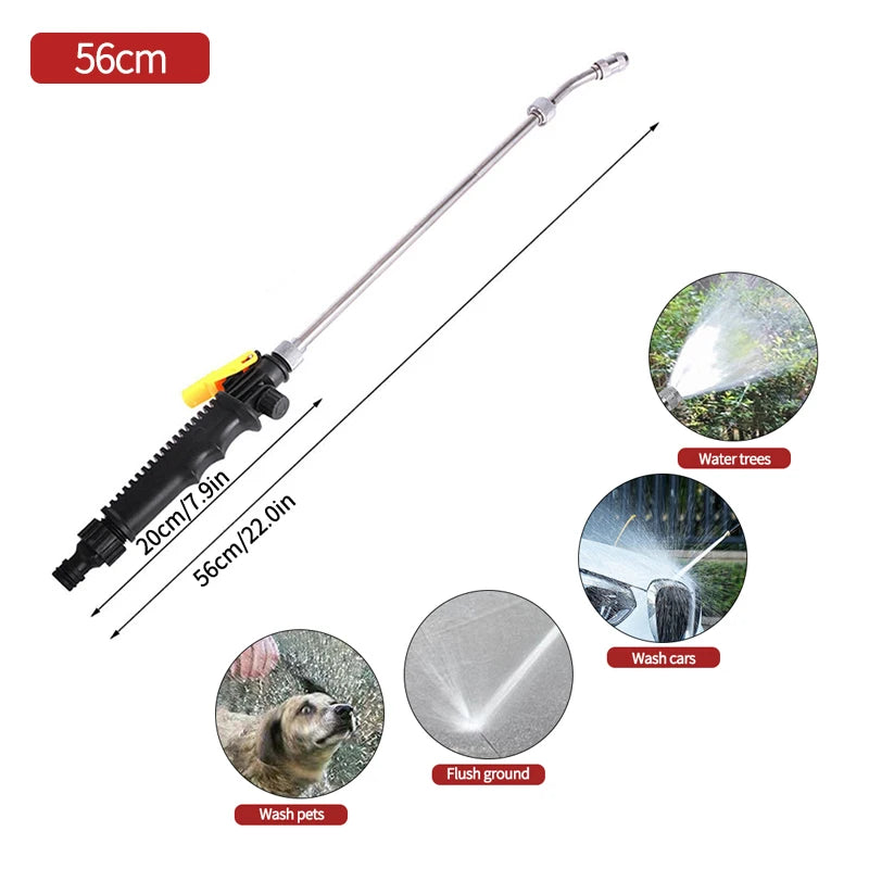 30cm 48cm 56cm Car Beauty Wax Water Cleaning Gun Car Washers High Pressure Water Gun Wash Air Conditioning Appliances Leedoar