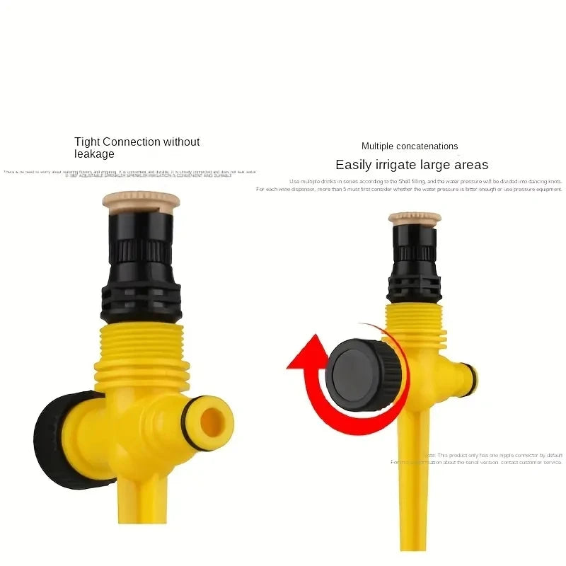 360° Rotation Automatic Garden Sprinkler - Perfect For Lawns,Farms,And Greenhouses! Leedoar