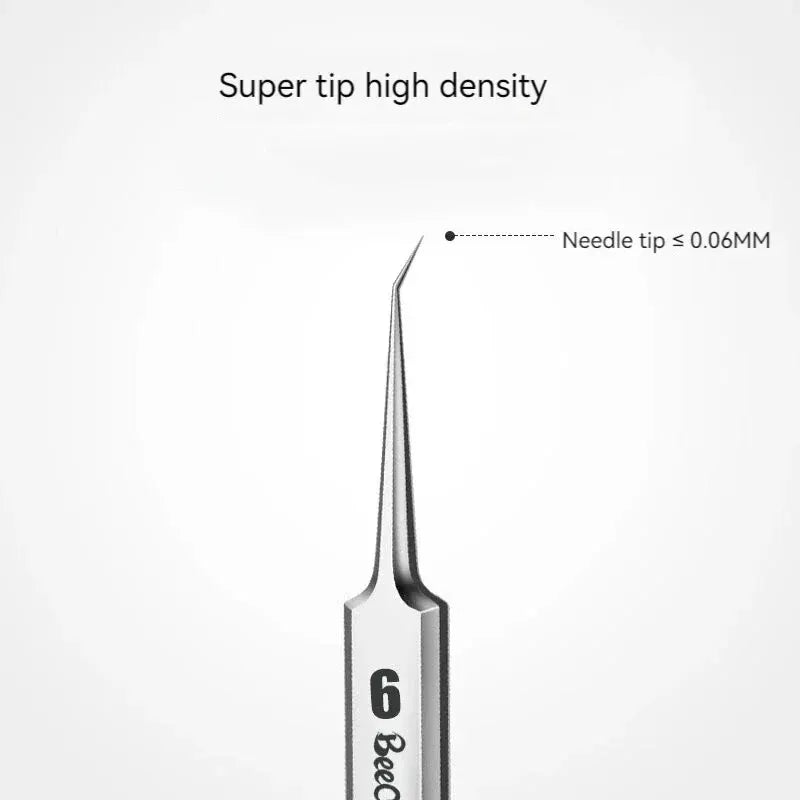 3PCS Facial Pore Cleaning Care Tools Ultra Fine Needle Tweezers Facial Care Tools Home Beauty Tools Stainless Steel Cell Clamps Leedoar