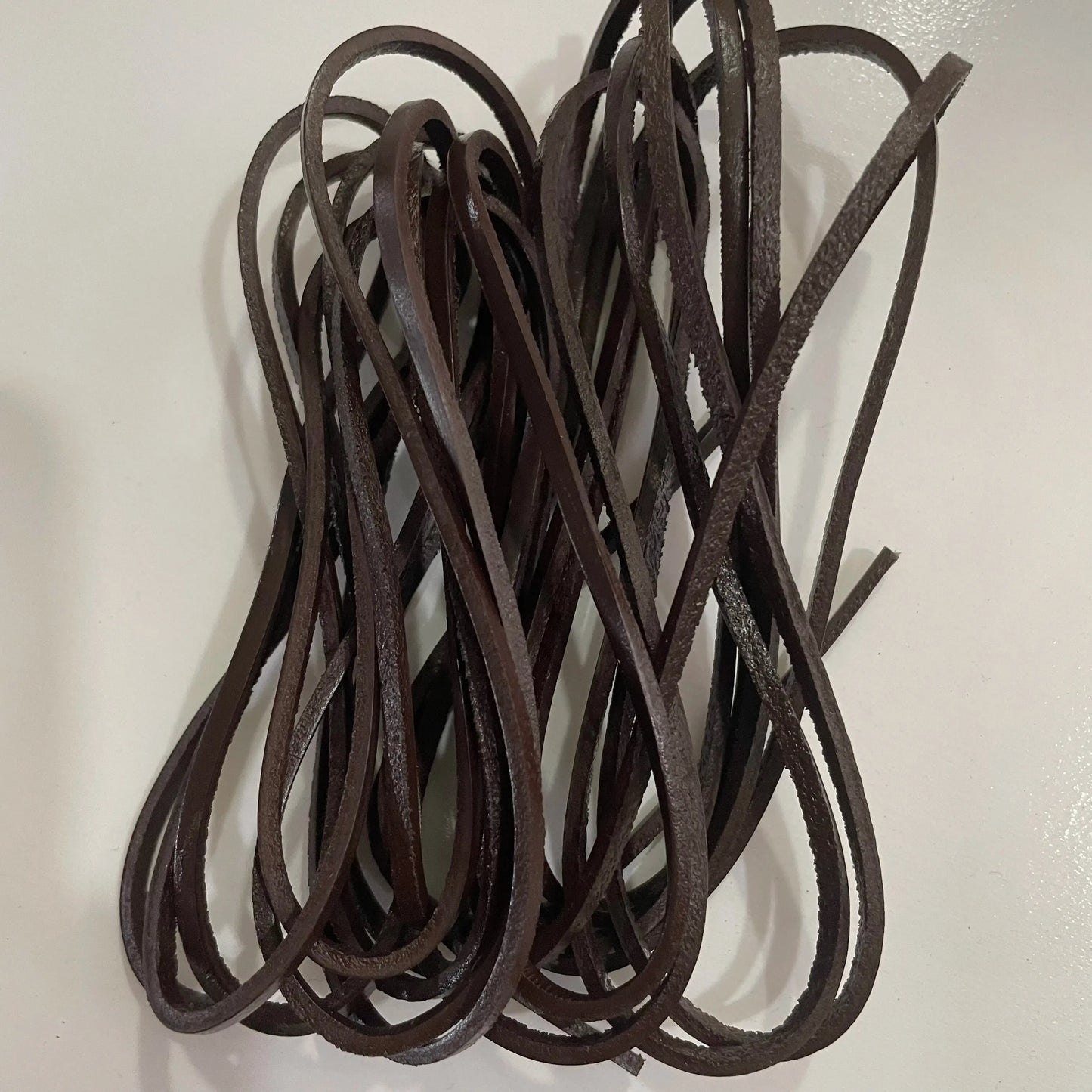 5 Yards Retro High Quality Genuine Leather Cord Round/Flat Strand Cow Leather Rope Fit Necklace Bracelets DIY Jewelry Leedoar