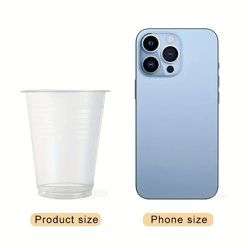 50/100PCS Disposable Clear Plastic Cup Outdoor Picnic Birthday Kitchen Party Tableware Party Plastic Cups for Picnic Leedoar