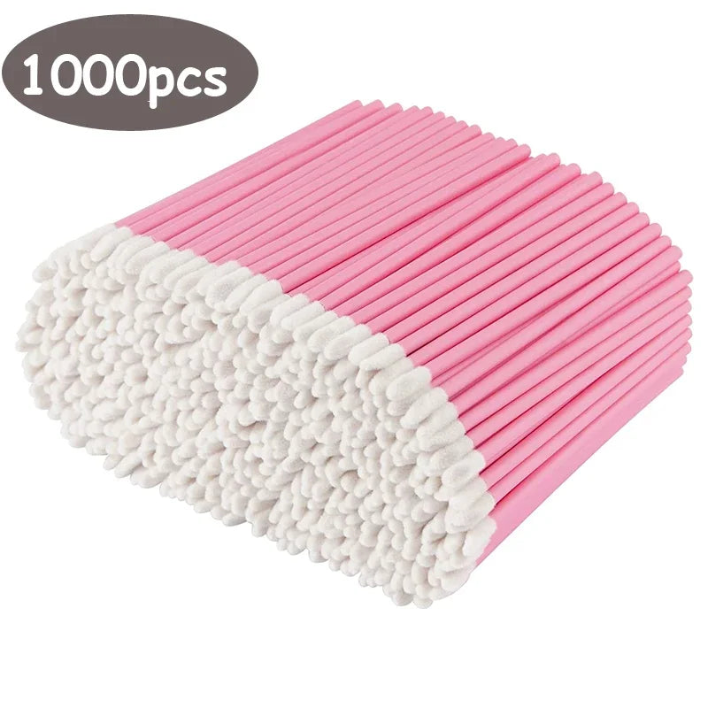 500/1000PCS Lip Wands Applicators Disposable Lip Brush Lipstick Brush Lip Gloss Applicator Wands Makeup Applicator Beauty Tool Leedoar