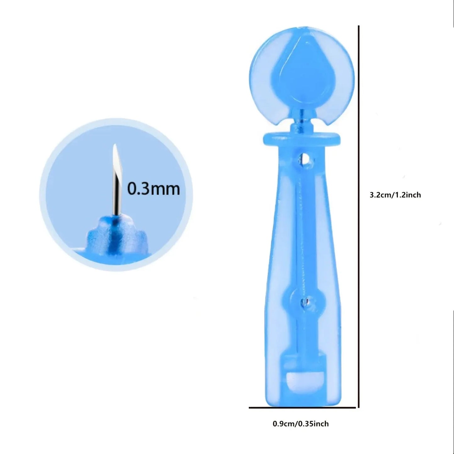 50pcs Disposable Blackhead Remover Acne Needles Blackhead Remover Tool Removal and Facial Cleaning Stainless Steel Needles Leedoar