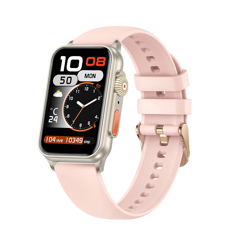 H23 Smart Watch 1.57 Inch 120+ Sport Modes Smartbanh Heart Rate Monitor Life Waterproof Music Bluetooth Calls Smartwatch Leedoar