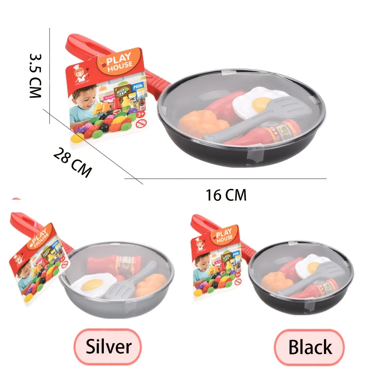 8PCS Children Kitchen Food Toys Simulation Cookware Game Set Pretend Play Pot Steak Vegetable Bread Hot Dog Omelette Kids Gift Leedoar