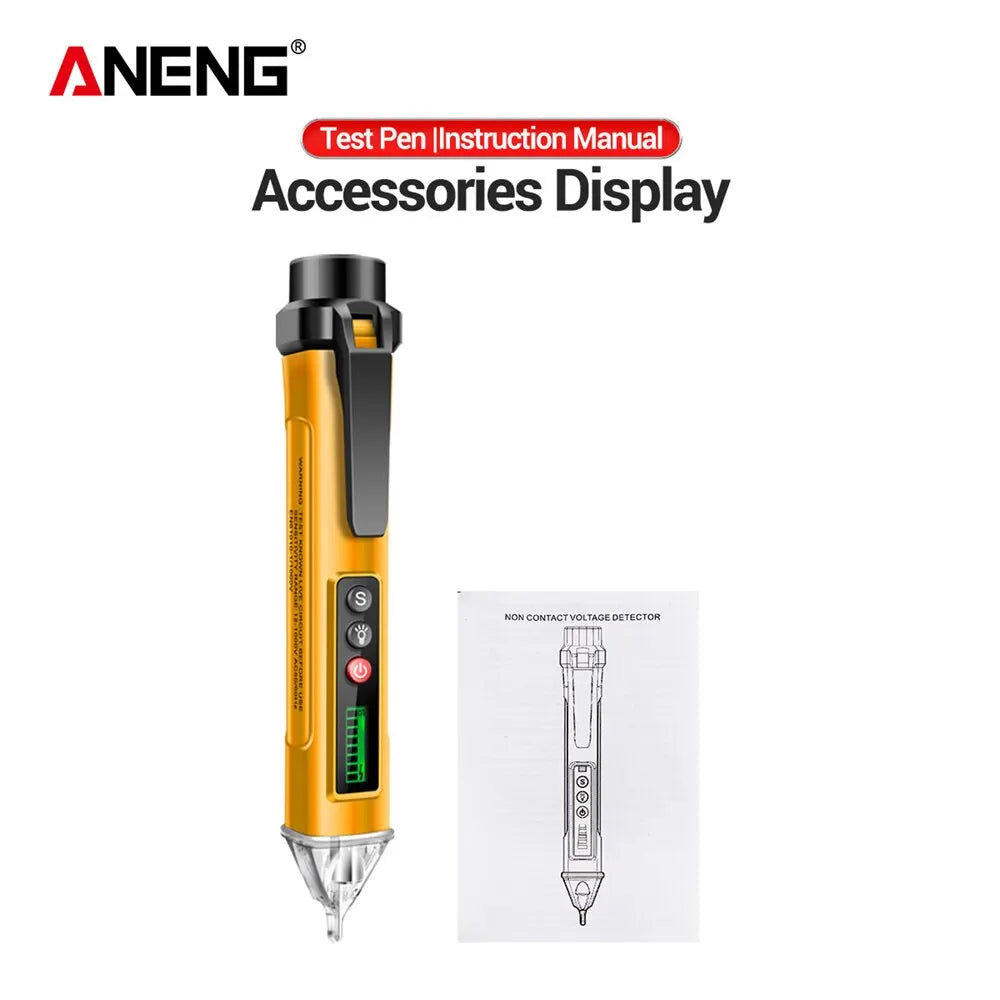ANENG VC1010 Digital Smart AC/DC Voltage Detectors Non-Contact Tester Pen Meter 12-1000V Current Electric Sensor Test Pencil Leedoar