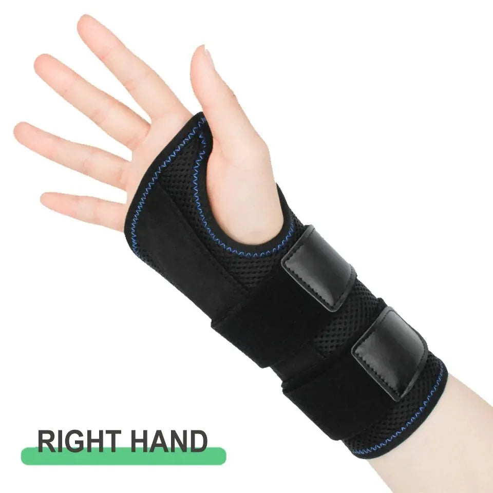 AOLIKES 1PCS Wrist Brace for Carpal Tunnel Arthritis, Wrist Support with Splints Compression Hand Support for Tendonitis Sprain Leedoar