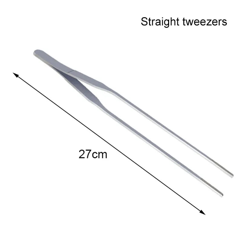 Aquarium Scissors Tweezers Tool Fish Tank Plants Wave Scissors Water Grass Stainless Cleaning Tools Holder Aquarium Accessories Leedoar