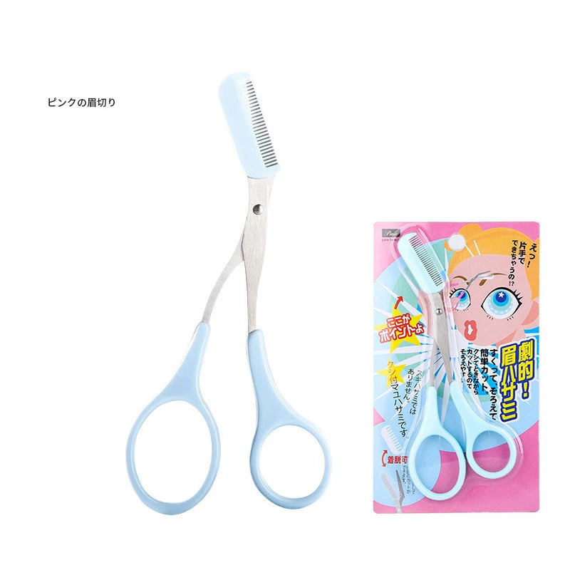 Available for Newbies Eyebrow Comb Scissor Eyebrowtrimmer Makeup Beauty Tool Eyebrow Trimmer Leedoar