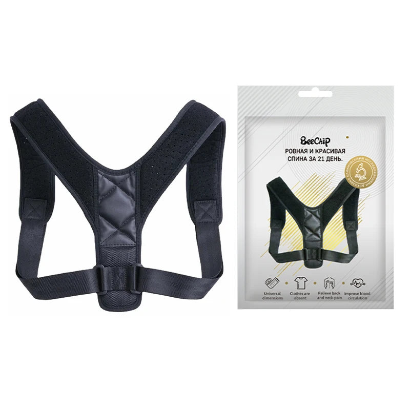 Back Posture Correction Belt Hunchback Prevention Correction of Sitting Posture Unisex Breathable Body Shaping Leedoar