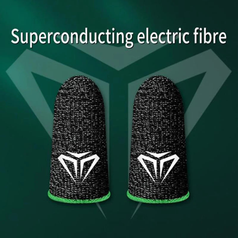 Best Performance Gaming Finger Sleeve for PUBG Mobile Game,Breathable Game Finger Cover Case with Luminous for Touch Screen Leedoar