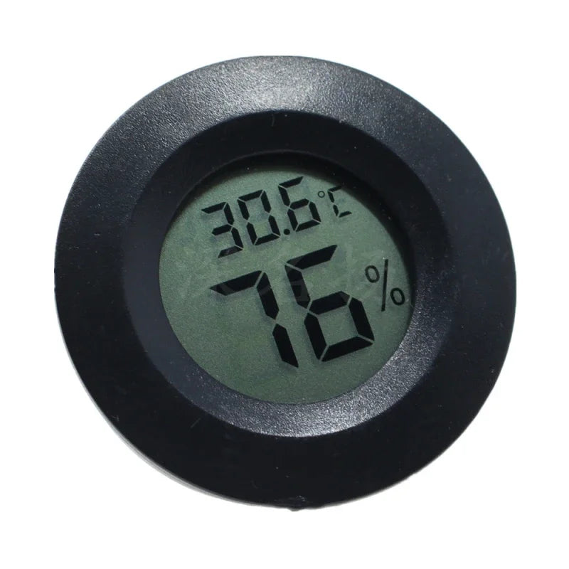 Black White Mini LCD Digital Thermometer Hygrometer Fridge Freezer Temperature Tester Sensor Humidity Meter Detector Leedoar