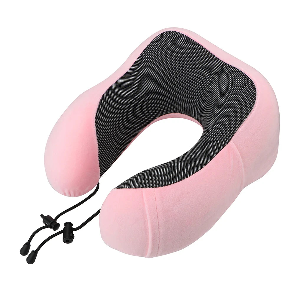 Car Pillows Memory Foam Soft Neck Supportor Travel Cushion U Shaped Neckrest Pad Cervical Interior Automobile Accessories Leedoar