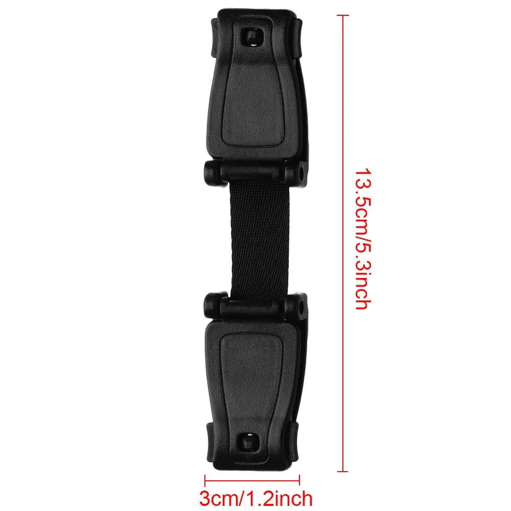 Car Seat Belt Adjustable Strap Highchair Safety Harness Strap Lock Anti Escape Child Baby Chest Clip Travel Car Backpack Clip Leedoar