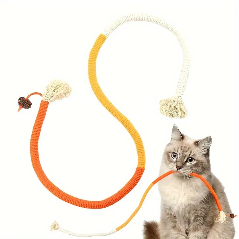Cat toys, cat teasers, kitten teething ropes, cat self-entertainment and boredom relief pet supplies Leedoar