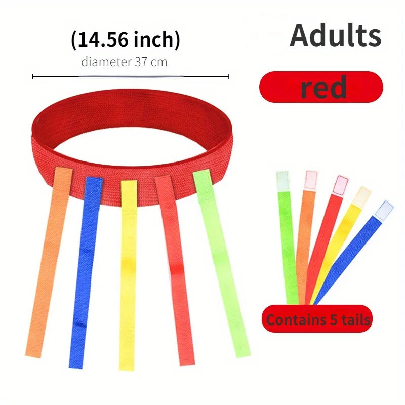 Children Outdoor Funny Game Toy Belt For Kindergarten Kids Catching Tail Training Equipment Teamwork Game Toys for Children Leedoar