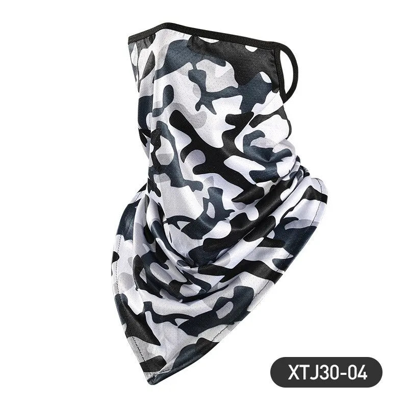Cooling Neck Gaiter Bandana for Outdoor Activities Breathable Quick-Drying Sun Protection Motorcycle Motorbike Riding Scarf Leedoar
