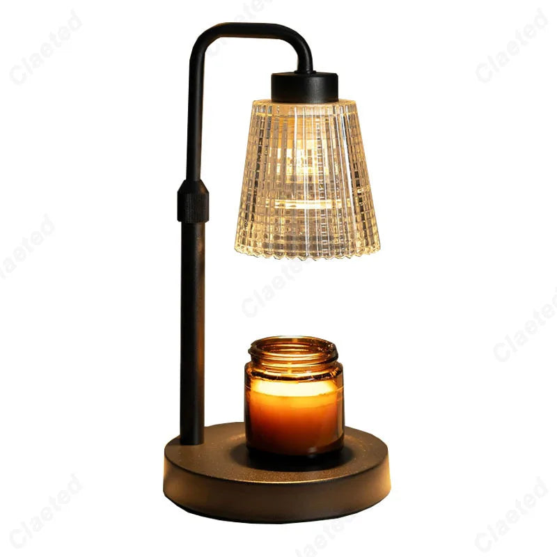 Creative Lifting Aromatherapy Wax Melting Lamp with Adjustable Brightness Timed Bedroom Bedside Atmosphere Decoration Lighting