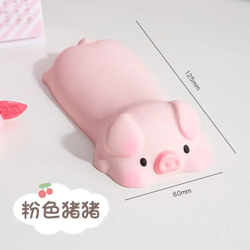 Cute Wrist Rest Support for Mouse Decompression Mouses Pad Wrists Pads for Desk Ergonomic Kawaii Office Supplies Slow Rising Toy Leedoar