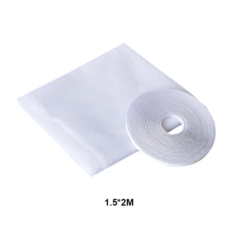DIY Self-Adhesive Indoor Insect Fly Mosquito Window Screen Curtain Mosquito Netting Door Anti Mosquito Net Window Mesh Bug Net Leedoar